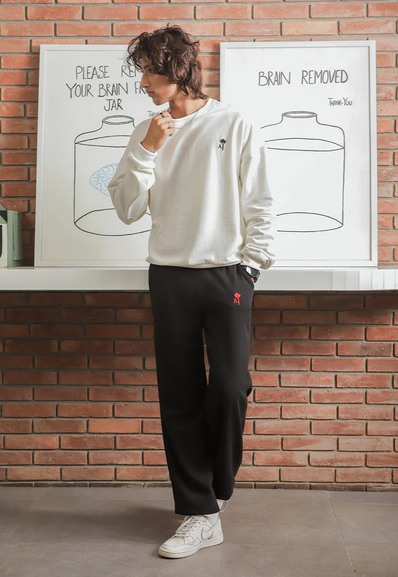AJWET-06 UNISEX OFF-WHITE OVERSIZED SWEATER 1 PC - Image 18
