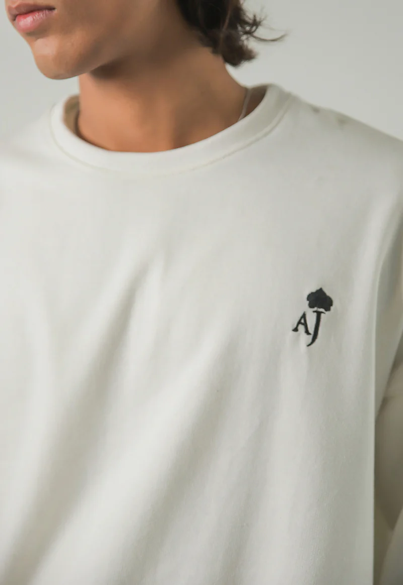 AJWET-06 UNISEX OFF-WHITE OVERSIZED SWEATER 1 PC - Image 7