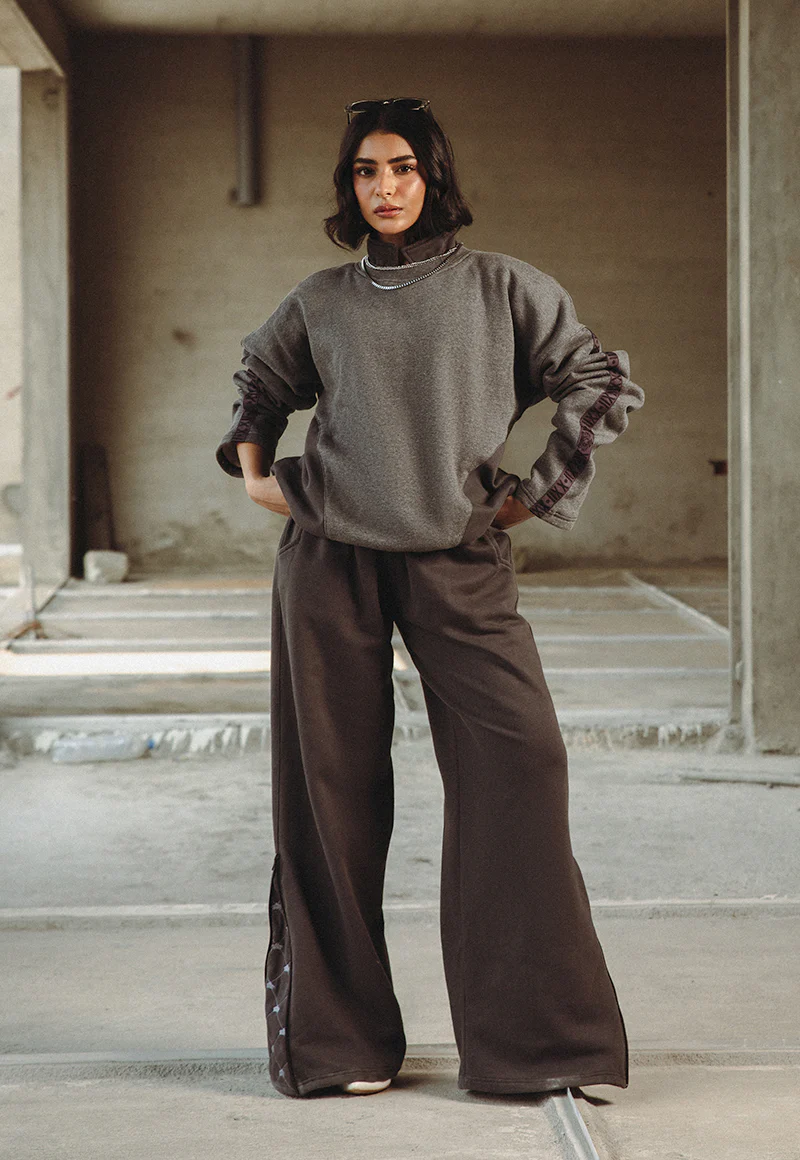 AJWPB-02 UNISEX WIDE LEGGED SWEATPANTS 1 PC - Image 2