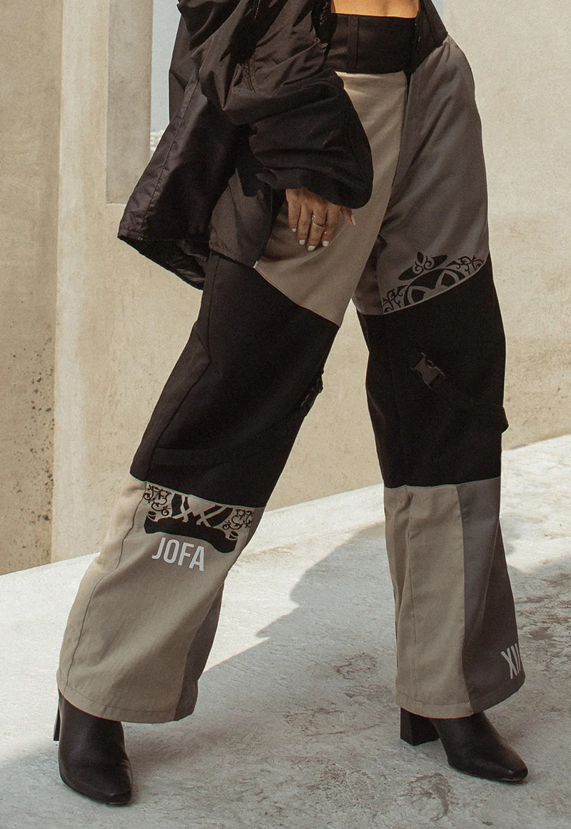 AJWPB-03 UNISEX THREE TONED TWILL PANTS 1 PC - Image 3