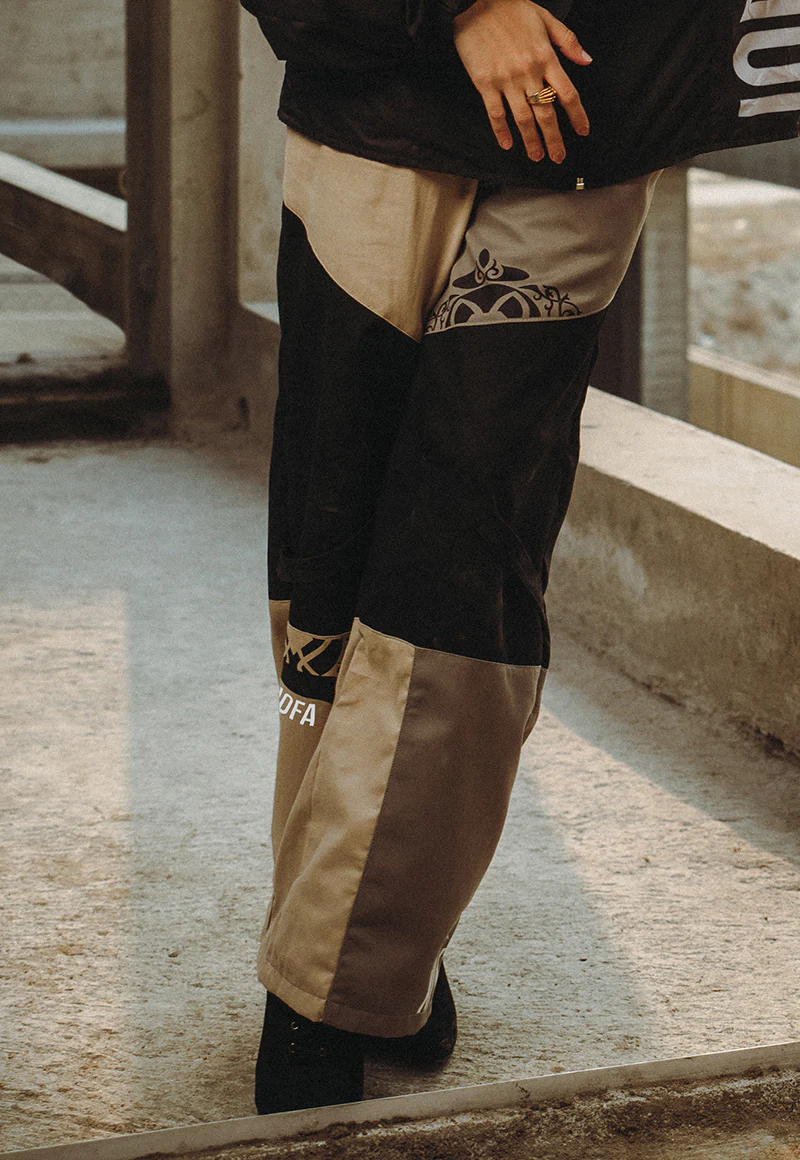 AJWPB-03 UNISEX THREE TONED TWILL PANTS 1 PC - Image 7