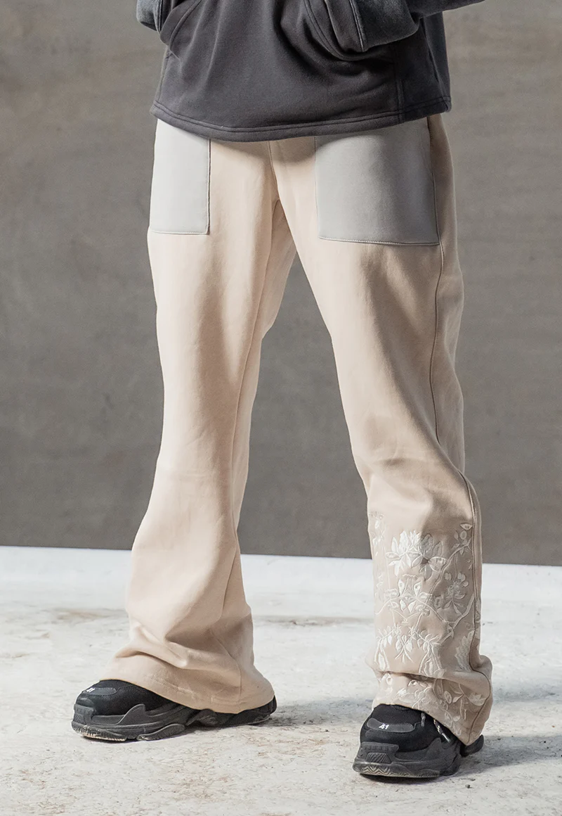 AJWPB-04 UNISEX WIDE-LEG EMBROIDERED SWEATPANTS 1 PC - Image 6