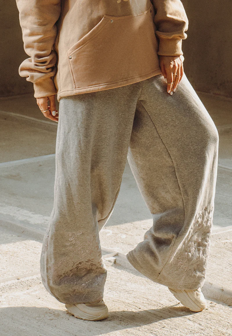 AJWPB-05 UNISEX WIDE LEG EMBROIDERED SWEATPANTS 1 PC - Image 8