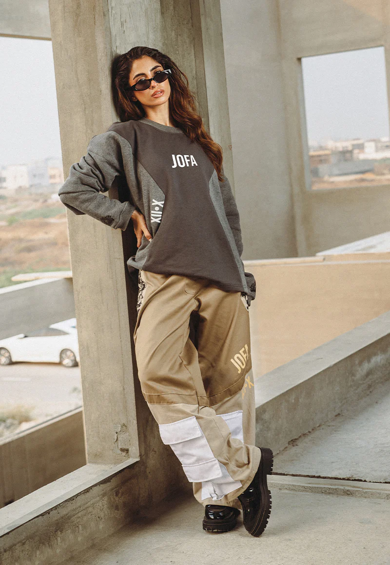 AJWPB-06 UNISEX COTTON TWILL WIDE LEG PANTS 1 PC - Image 4