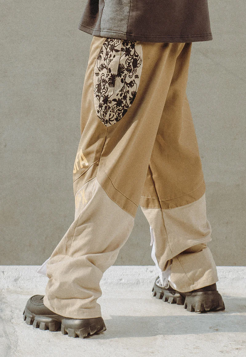 AJWPB-06 UNISEX COTTON TWILL WIDE LEG PANTS 1 PC - Image 7