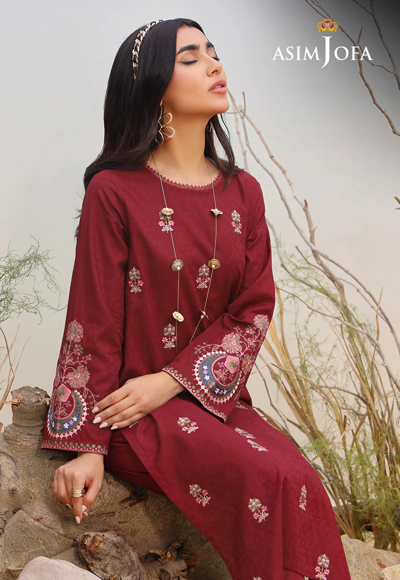 AJWS-03 (1-PC) EMBROIDERED SELF JACQUARD 1 PC - Image 6