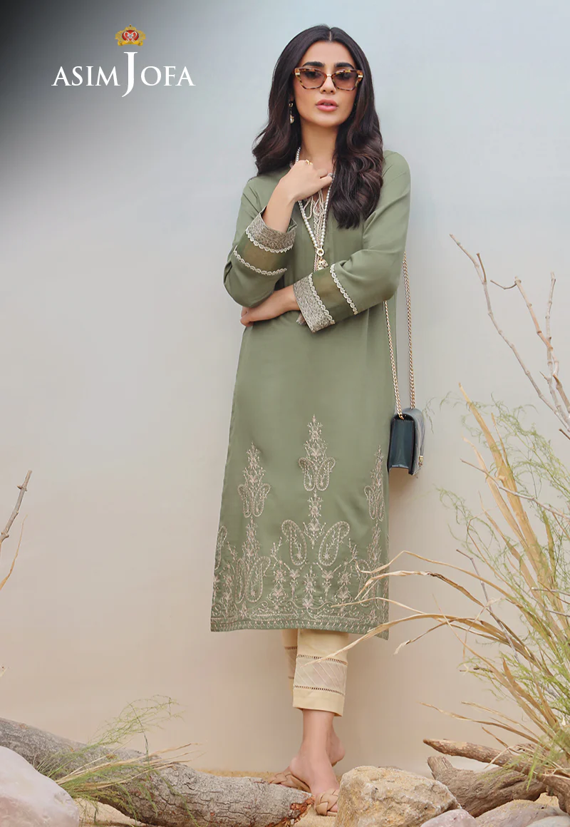 AJWS-06 (1-PC) EMBROIDERED SELF JACQUARD 1 PC - Image 3