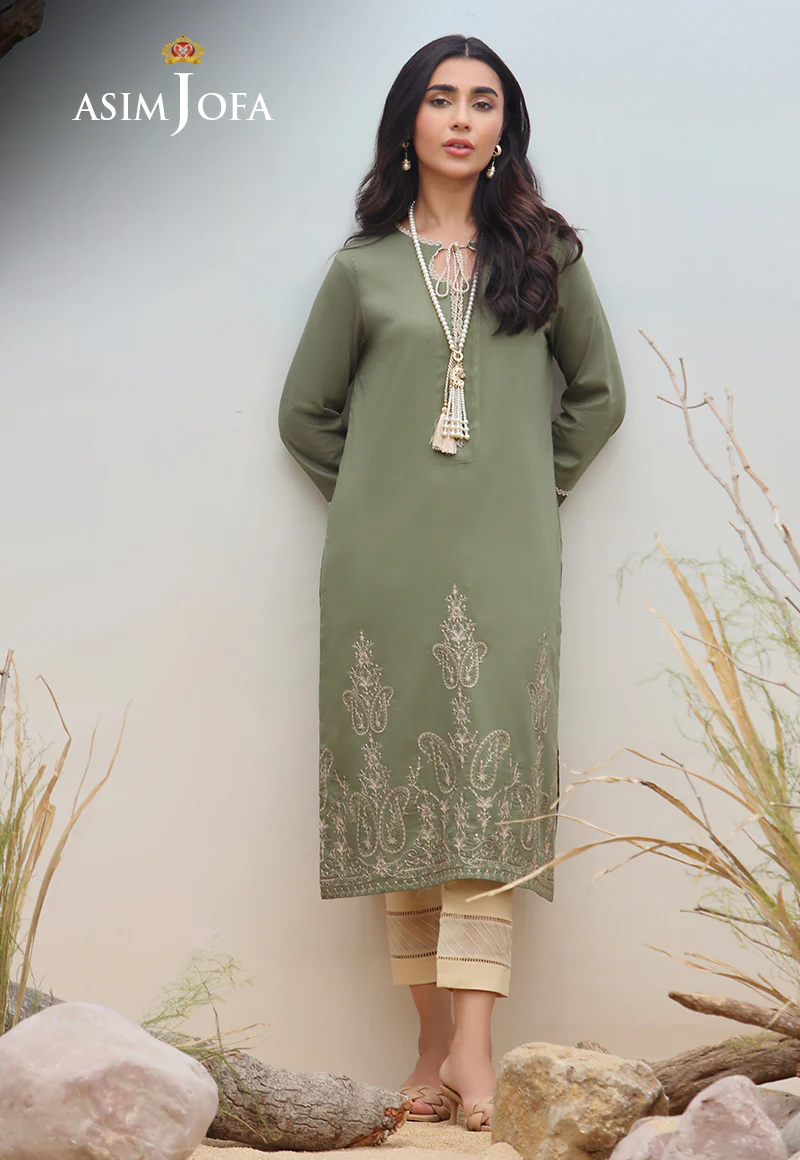 AJWS-06 (1-PC) EMBROIDERED SELF JACQUARD 1 PC - Image 5