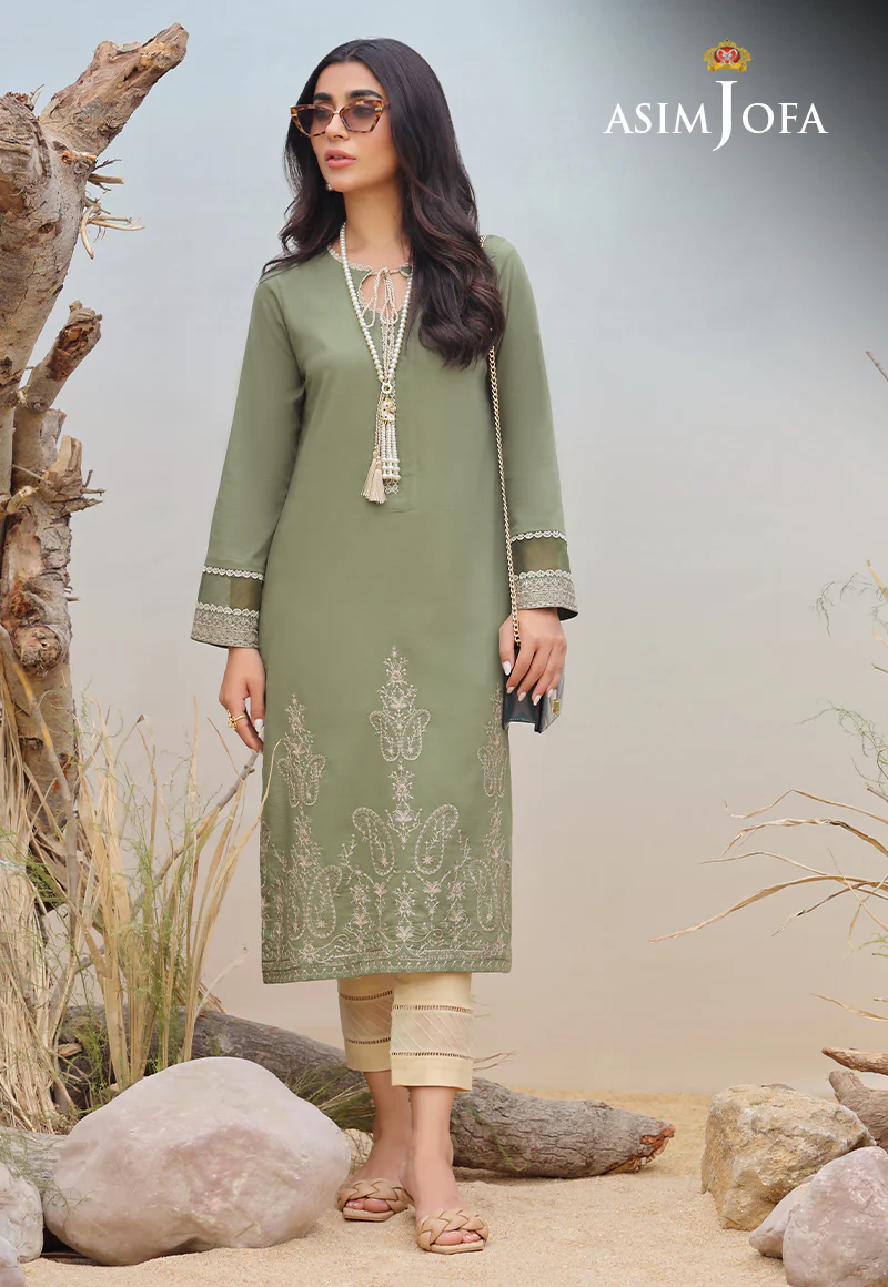 AJWS-06 (1-PC) EMBROIDERED SELF JACQUARD 1 PC - Image 8