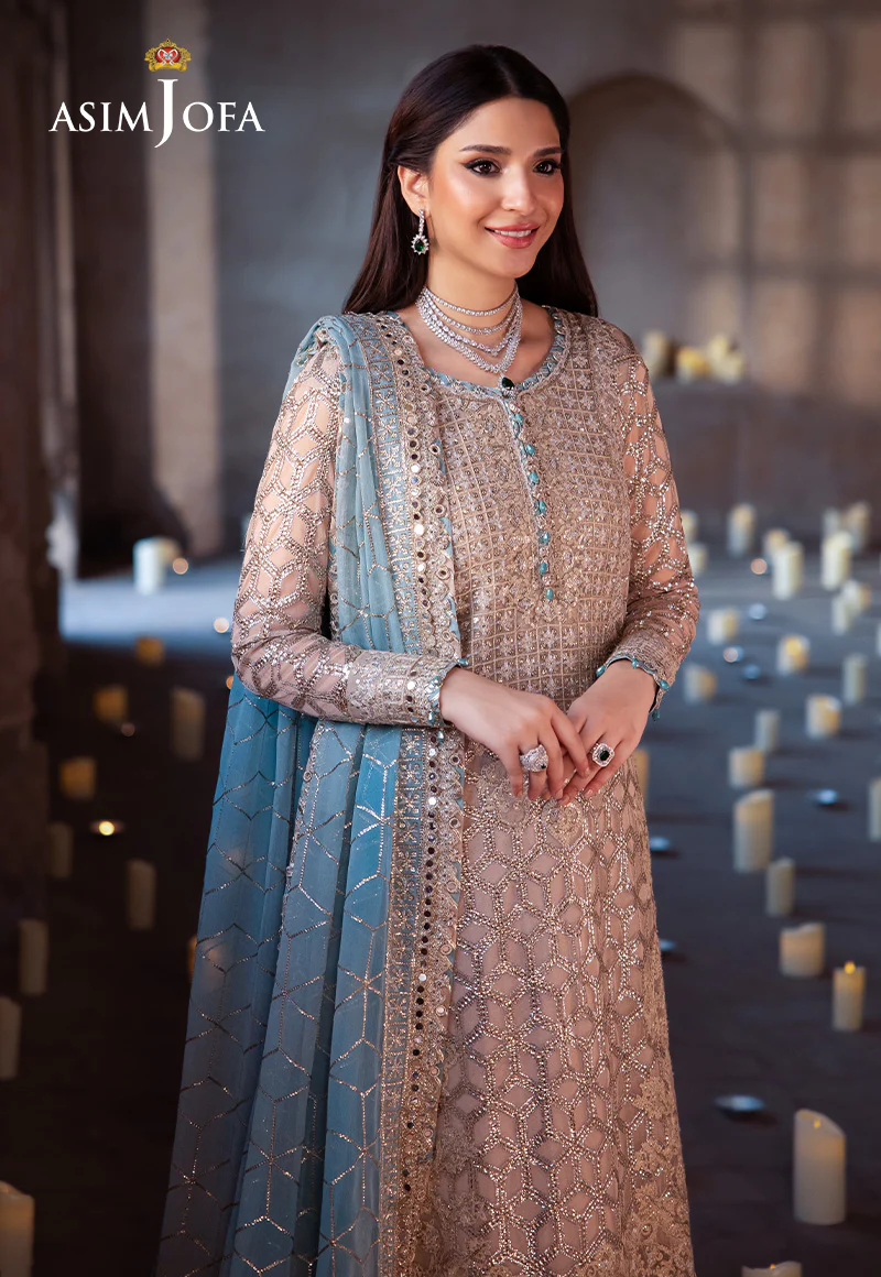 AJYV-05 EMBROIDERED CHIFFON 3 PCS - Image 5