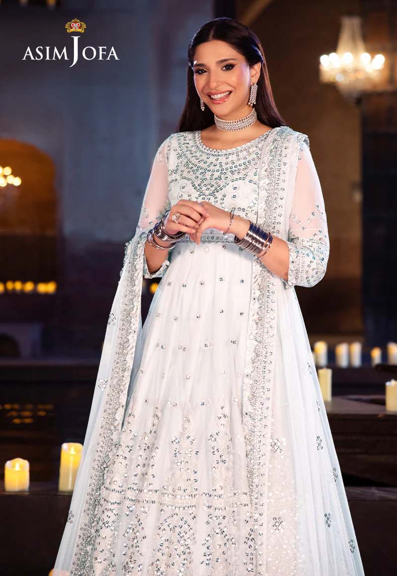 AJYVD-03 EMBROIDERED NET STITCHED 3 PCS - Image 3