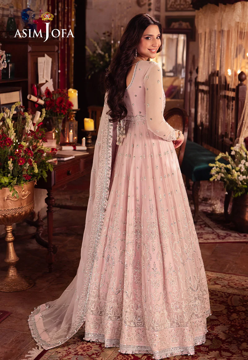 AJYVD-10 EMBROIDERED CHIFFON STITCHED 3 PCS - Image 7