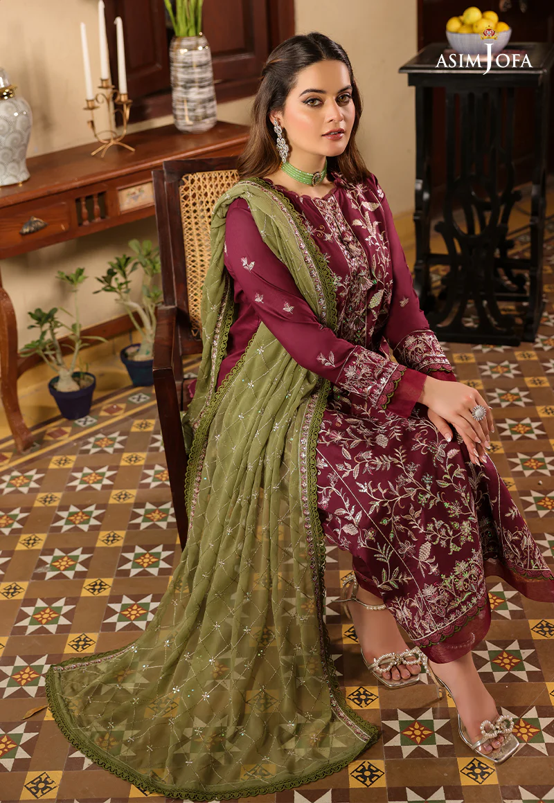 AJZB-11 EMBROIDERED CAMBRIC 3 PCS - Image 4
