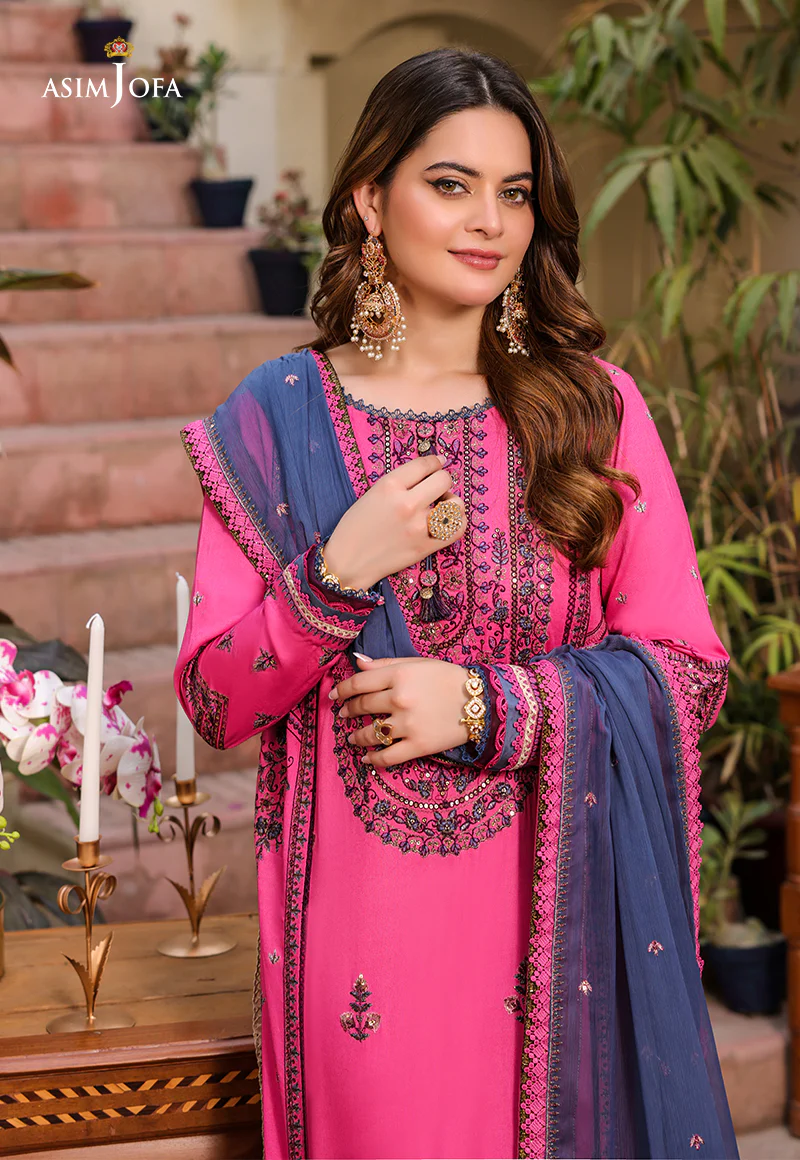 AJZB-19 EMBROIDERED CAMBRIC 3 PCS - Image 5