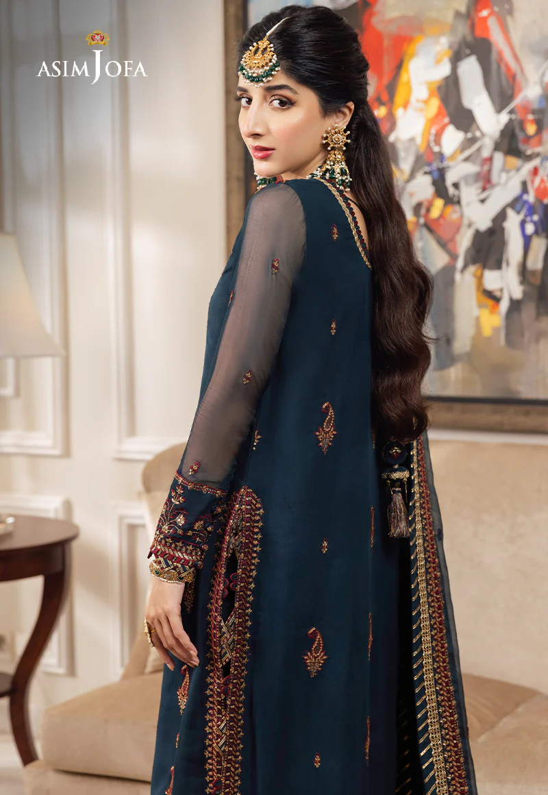 AJZS-03 EMBROIDERED CHIFFON 3 PCS - Image 6