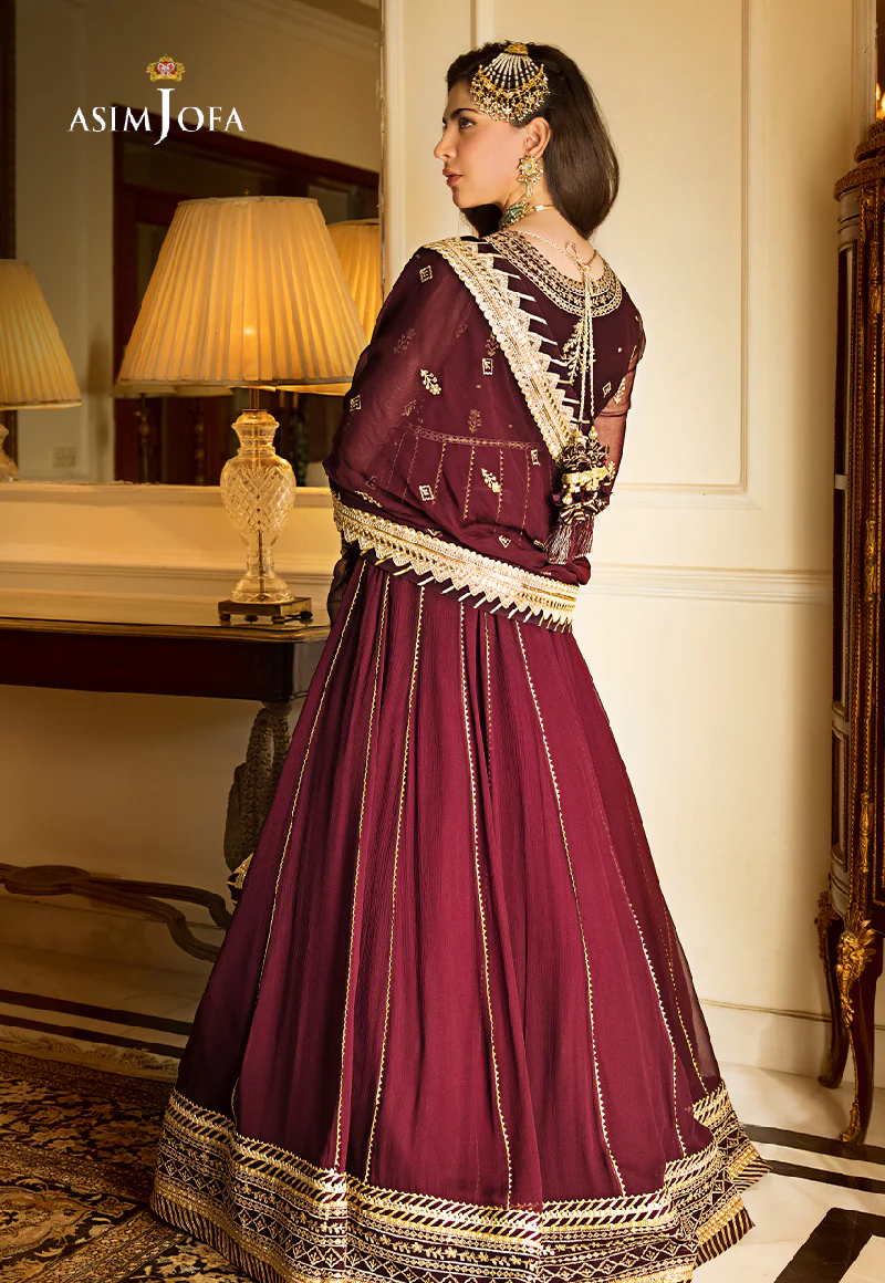 AJZS-05 EMBROIDERED CHIFFON 2 PCS - Image 3