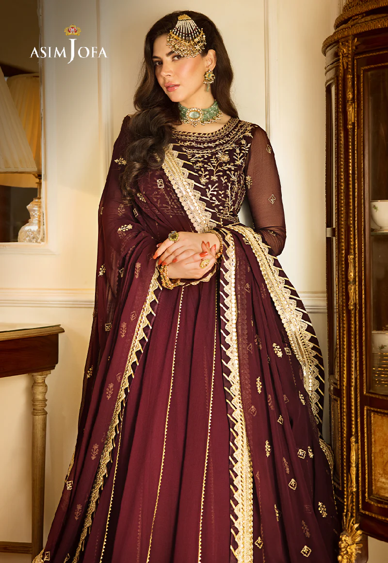 AJZS-05 EMBROIDERED CHIFFON 2 PCS - Image 7