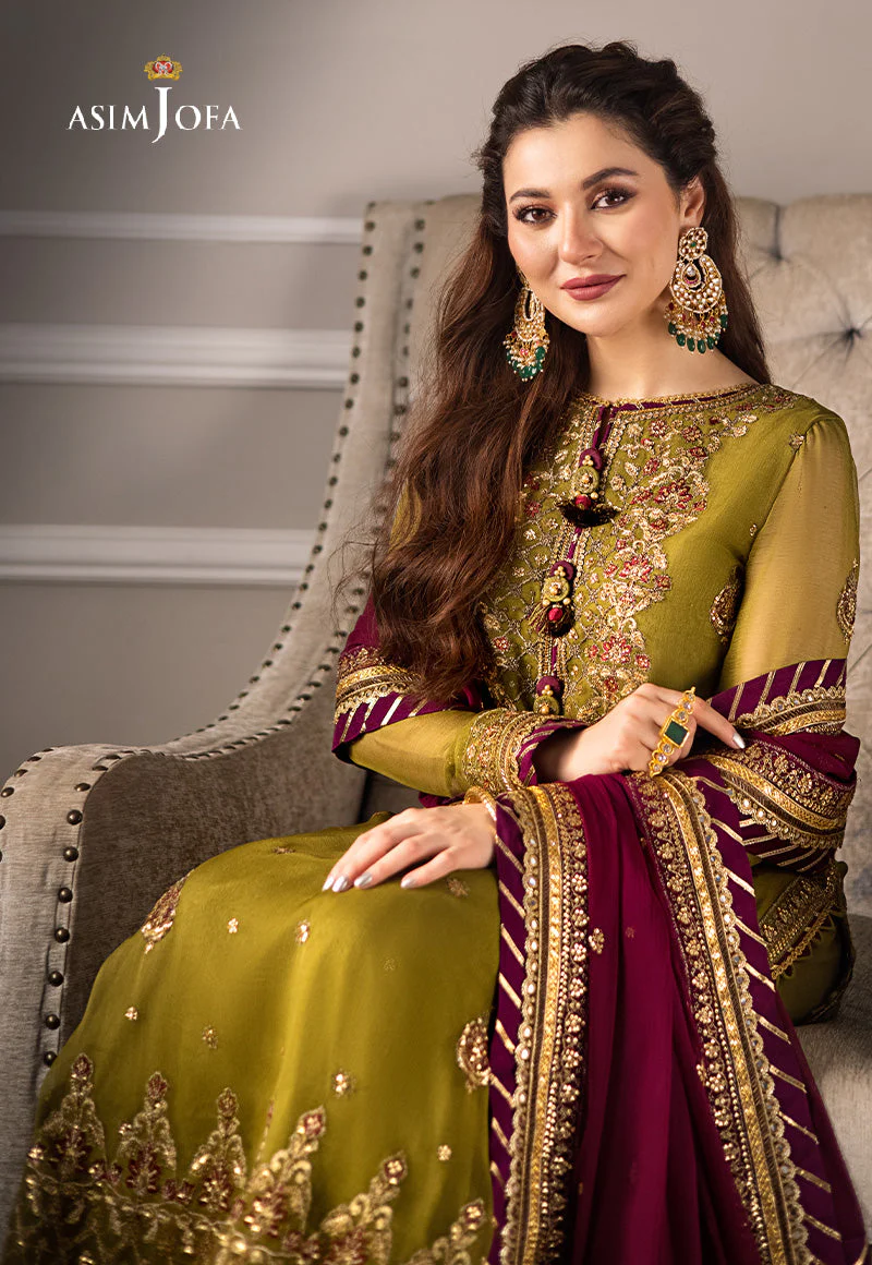 AJZSD-06 EMBROIDERED CHIFFON 3 PCS - Image 2