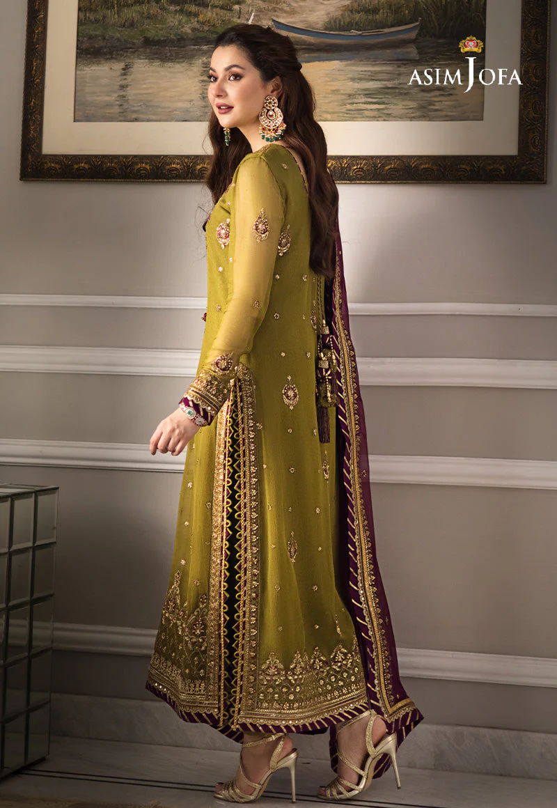 AJZSD-06 EMBROIDERED CHIFFON 3 PCS - Image 3