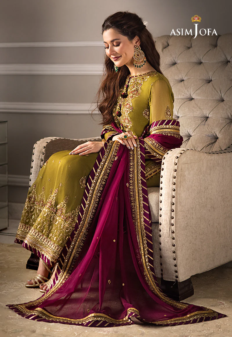 AJZSD-06 EMBROIDERED CHIFFON 3 PCS - Image 5