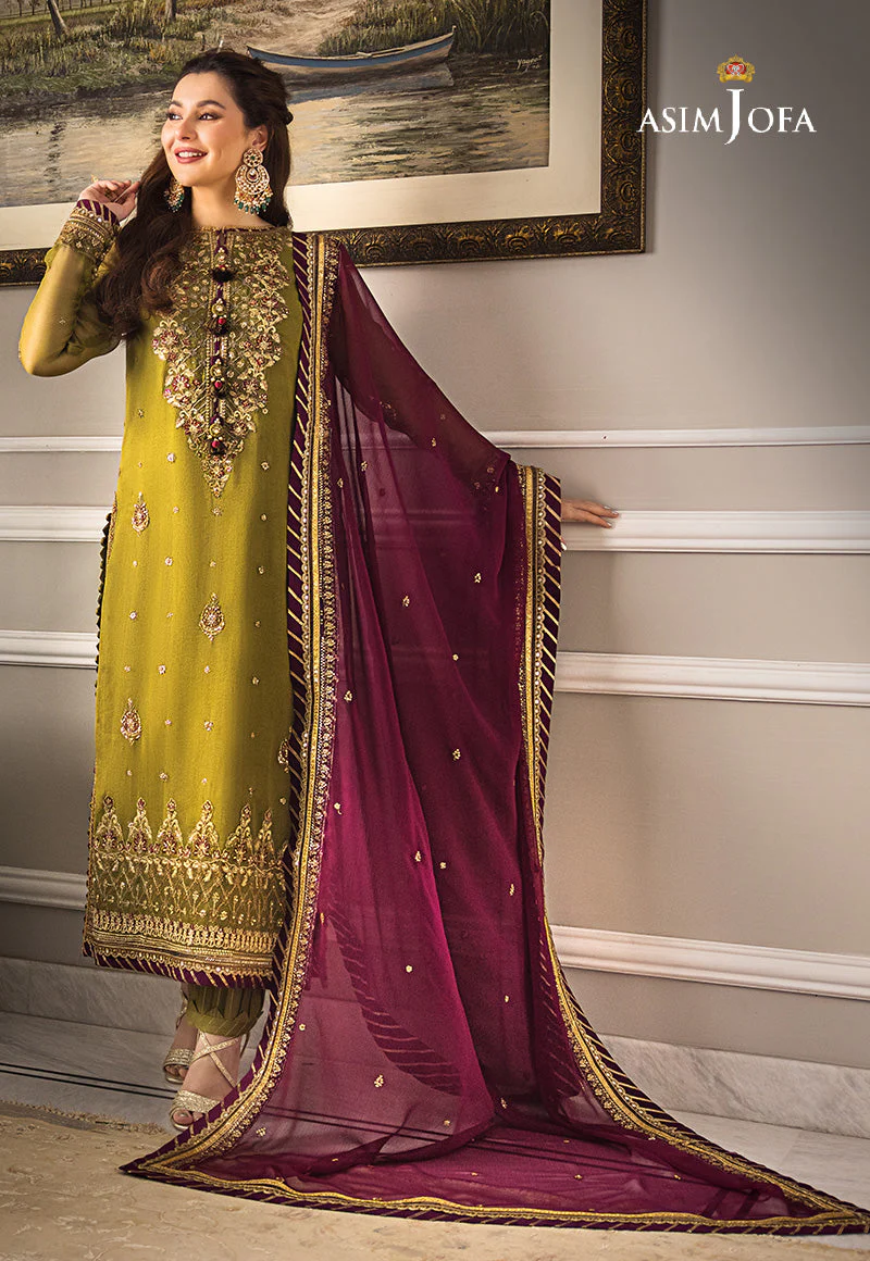 AJZSD-06 EMBROIDERED CHIFFON 3 PCS - Image 8