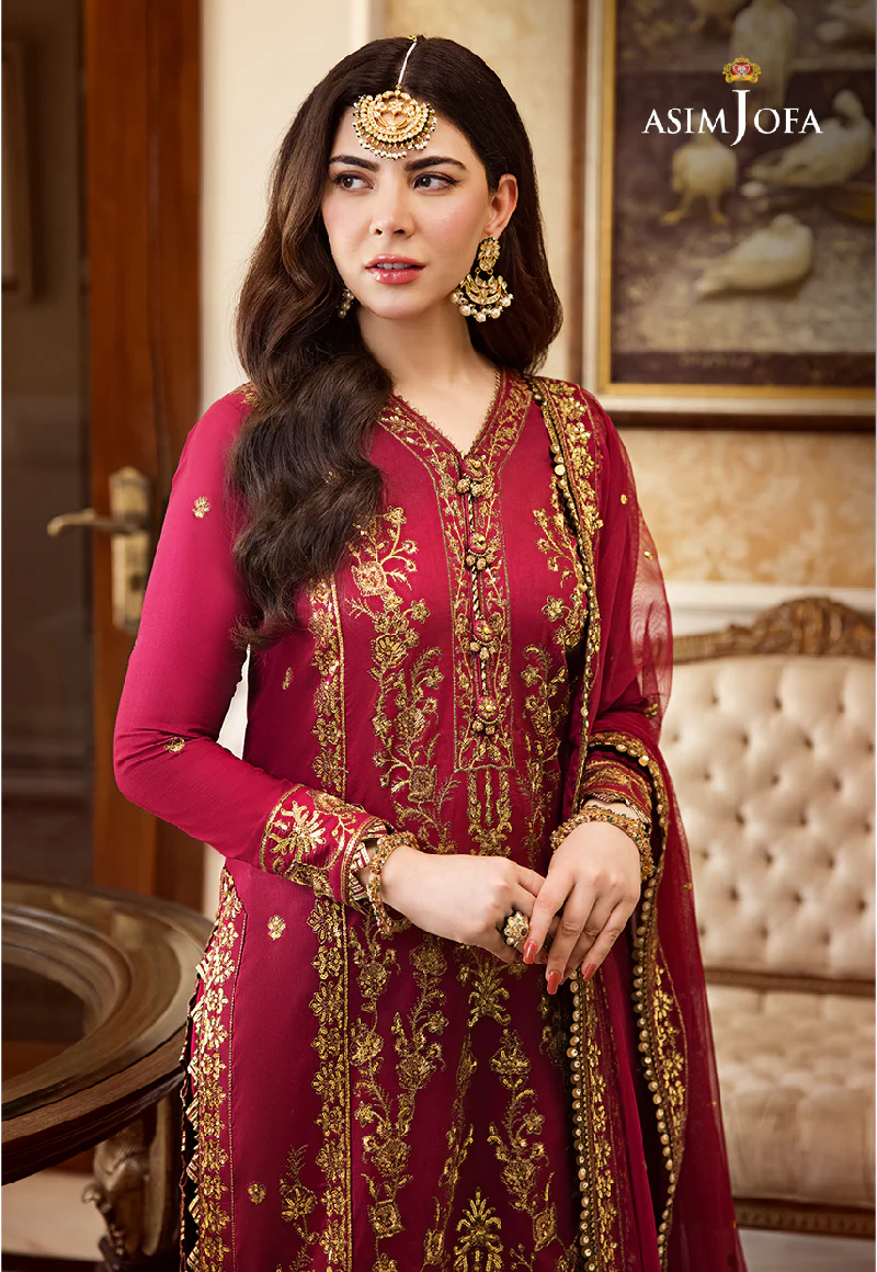 AJZS-24 EMBROIDERED LAWN SILK 3 PCS - Image 2