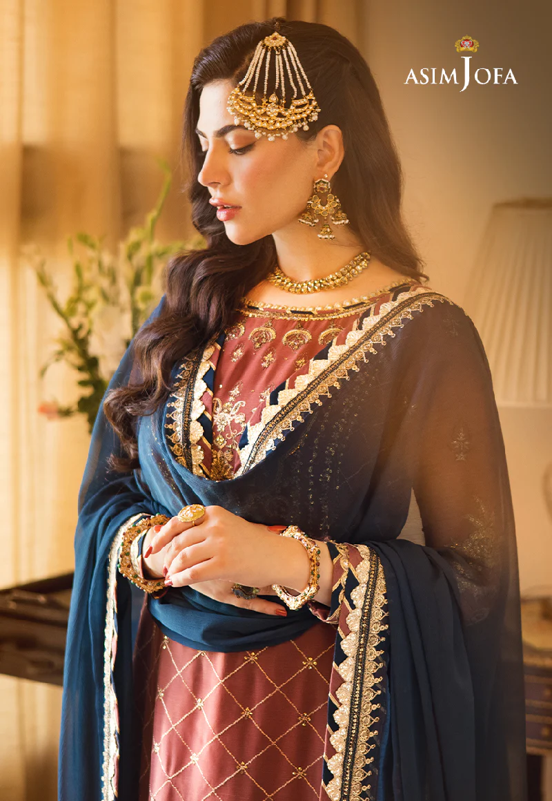AJZS-29 EMBROIDERED CHIFFON 3 PCS - Image 3