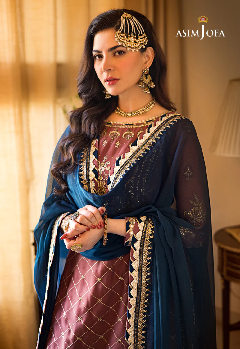 AJZS-29 EMBROIDERED CHIFFON 3 PCS - Image 5