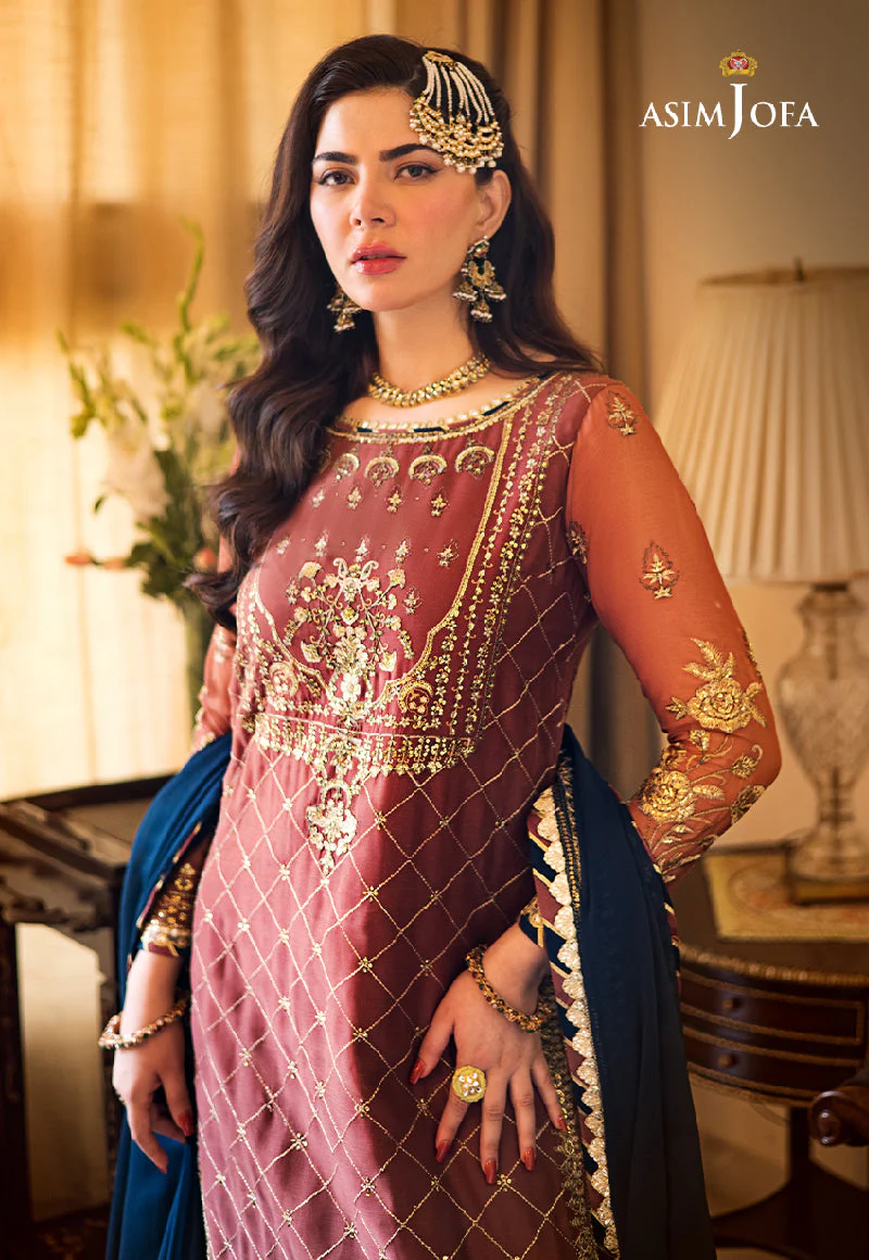 AJZSD-29-XS EMBROIDERED CHIFFON 3 PCS - Image 2